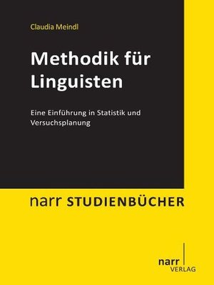 cover image of Methodik für Linguisten